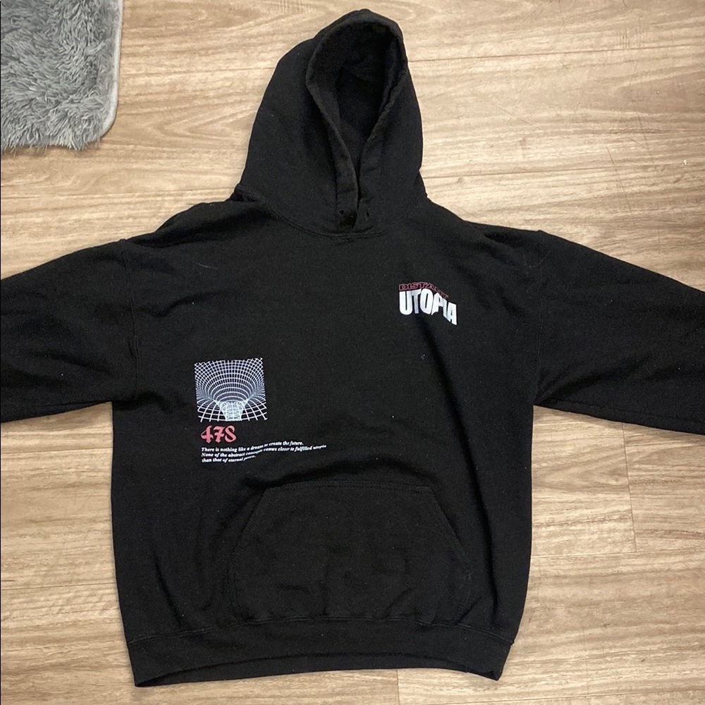 PacSun Black Graphic Hoodie
